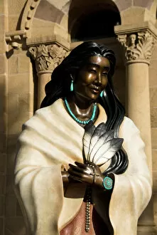 Cloudless Collection: Statue of Kateri Tekakwitha, the Cathedral Basilica of St. Francis of Assisi