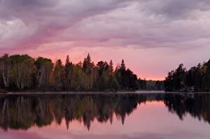 Related Images Mouse Mat Collection: Sunset over Malberg Lake, Boundary Waters Canoe Area Wilderness, Superior National Forest