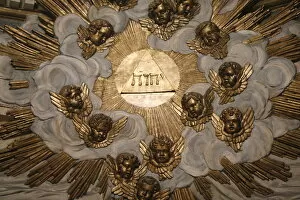 Symbol Collection: Tetragrammaton, Church of Saint-Thomas d Aquin, Paris, France, Europe