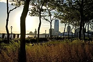Jersey City Photo Mug Collection: View of Jersey City from Battery Park
