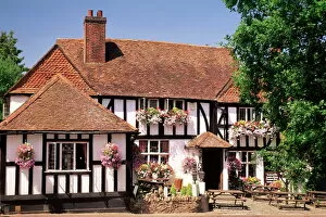 Great Houses Photo Mug Collection: Village pub, Shere, Surrey, England, United Kingdom, Europe