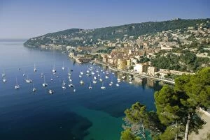 Sailing Vessel Collection: Villefranche sur Mer, Cote d Azur, Mediterranean coast, Provence, France, Europe
