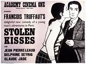 Related Images Canvas Print Collection: Academy Poster for Francois Truffauts Stolen Kisses (1968)