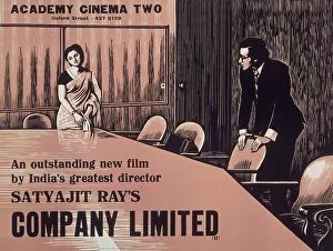 Peter Brown Metal Print Collection: Academy Poster for Satyajit Rays Company Limited (1971)