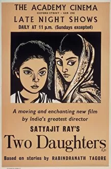 Peter Brown Premium Framed Print Collection: Academy Poster for Satyajit Rays Two Daughters (1961)