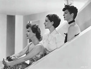 The Women Canvas Print Collection: Joan Crawford, Norma Shearer, and Rosalind Russell in George Cukors The Women (1939)
