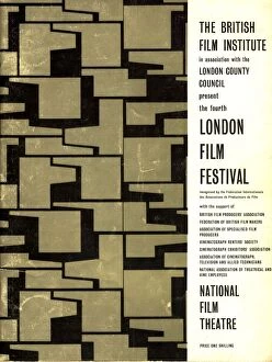 London Film Festival Photo Mug Collection: London Film Festival Poster - 1960