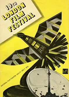 Vintage Premium Framed Print Collection: London Film Festival Poster - 1975