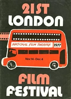Vintage Canvas Print Collection: London Film Festival Poster - 1977