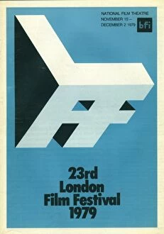 Related Images Photo Mug Collection: London Film Festival Poster - 1979
