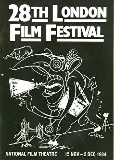 Film Canvas Print Collection: London Film Festival Poster - 1984