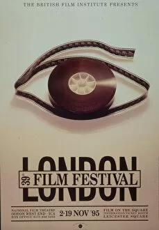 London Eye Metal Print Collection: London Film Festival Poster - 1995