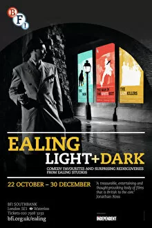 Ealing Collection: Poster for Ealing Light + Dark Season at BFI Southbank (22 Oct - 30 Dec 2012)
