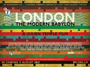 Film Mouse Mat Collection: Poster for Julien Temples London - The Modern Babylon (2102)