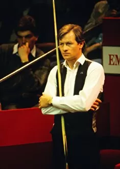 Related Images Poster Print Collection: Alex Higgins, 1986 Embassy World Snooker Championship