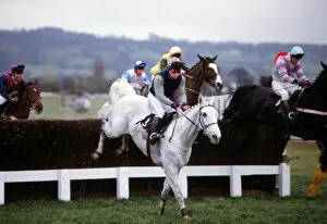 Desert Mouse Jigsaw Puzzle Collection: Desert Orchid on the way to winning the Queen Mother Champions Chase in 1988