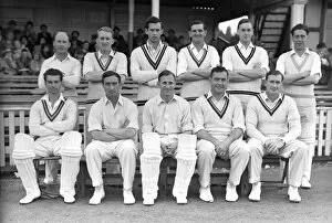 Related Images Framed Print Collection: England XI - 1953 Test Trial