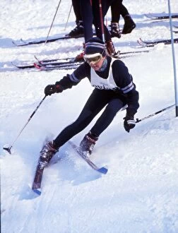 Skiing Jigsaw Puzzle Collection: Isabel Mabey - 1970 FIS World Cup - Val d Isere