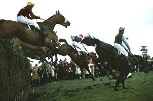 Horse Racing Jigsaw Puzzle Collection: Red Rum clears Bechers Brook - 1976 Grand National