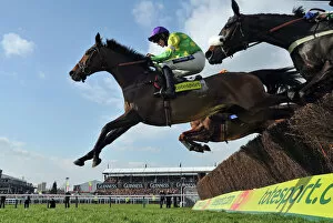 Racing Fine Art Print Collection: Ruby Walsh on Kauto Star - 2011 Cheltenham Gold Cup
