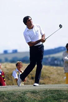 St Andrews Premium Framed Print Collection: Seve Ballesteros keeps a close eye on his tee shot on his way to victory at St. Andrews in 1984