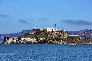 Related Images Photographic Print Collection: Alcatraz Island and Prison in San Franciso, California, USA