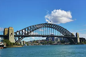 Sydney Premium Framed Print Collection: Sydney Harbour Bridge, Sydney, New South Wales, Australia