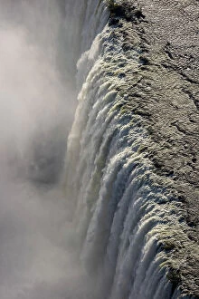 Mosi-oa-Tunya / Victoria Falls Poster Print Collection: Aerial of Victoria Falls, Zambia