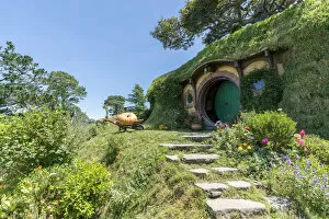 New Zealand Collection: Bilbo Baggins house. Hobbiton Movie Set, Matamata, Waikato region, North Island