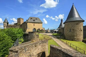 Forts Collection: Bourscheid castle, Kanton Diekirch, Luxembourg