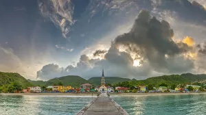 French West Indies Collection: Caribbean, Martinique, Les Anse d Arlet Village