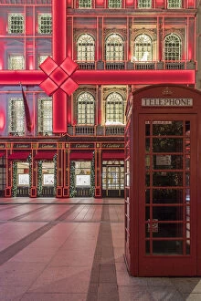 Christmas Collection: The Cartier shop on Old Bond Street illuminated at night, London