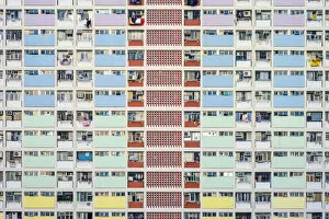 Public Housing Collection: Choi Hung Estate, one of the oldest public housing estates in Hong Kong, Wong Tai