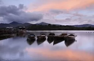 Reflections Collection: Derwentwater, Lake District, England, UK
