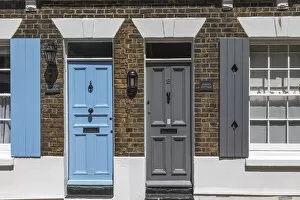 Deal Collection: England, Kent, Deal, Colourful Doorway and Shuttered Windows