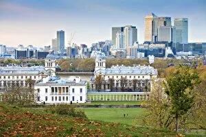 Greenwich Metal Print Collection: England, London, Greenwhich, Royal Greenwich Park, National Maritime Musuem
