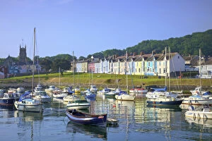 Harbours Photographic Print Collection: The Harbour at Aberaeron, Cardigan Bay, Wales, United Kingdom, Europe