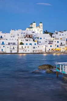 Greek Islands Collection: Harbour at Naousa, Paros, Cyclade Islands, Greece