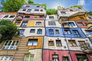 Architectural heritage Collection: Hundertwasser house, Vienna, Austria