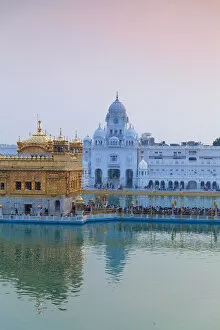 Festive Collection: India, Punjab, Amritsar, The Harmandir Sahib, known as The Golden Temple