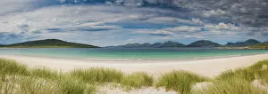 Landscape paintings Photographic Print Collection: Luskentyre Beach, Isle of Harris, Outer Hebrides, Scotland