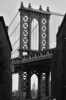 Related Images Fine Art Print Collection: Manhattan Bridge, DUMBO, Brooklyn, New York, USA