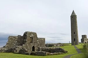 Ireland Premium Framed Print Collection: Northern Ireland, Fermanagh, Enniskillen. Tthe monastic settlement