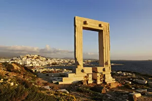 Temple Collection: Portara, Apollo Temple, Naxos, Cyclades, Greece