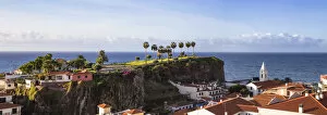 Related Images Collection: Portugal, Madeira, Funchal, View of Camara de Lobos beneath Ilheu gardens