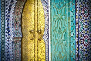 Pattern Collection: Royal Palace Door, Fes, Morocco