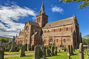 Kirkwall Collection: St. Magnus Cathedral, Kirkwall, Mainland, Orkney islands, Scotland, UK