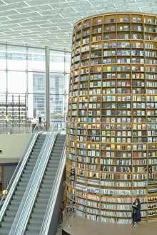 Contemporary Collection: Starfield Library in COEX Mall, Seoul, South Korea