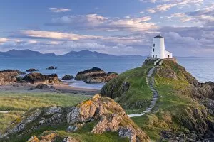 Related Images Photo Mug Collection: Twr Mawr lighthouse on Llanddwyn Island in Anglesey, North Wales, UK