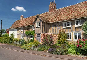 Timber Frame Collection: UK, England, Cambridgeshire, Coton, Traditional cottage